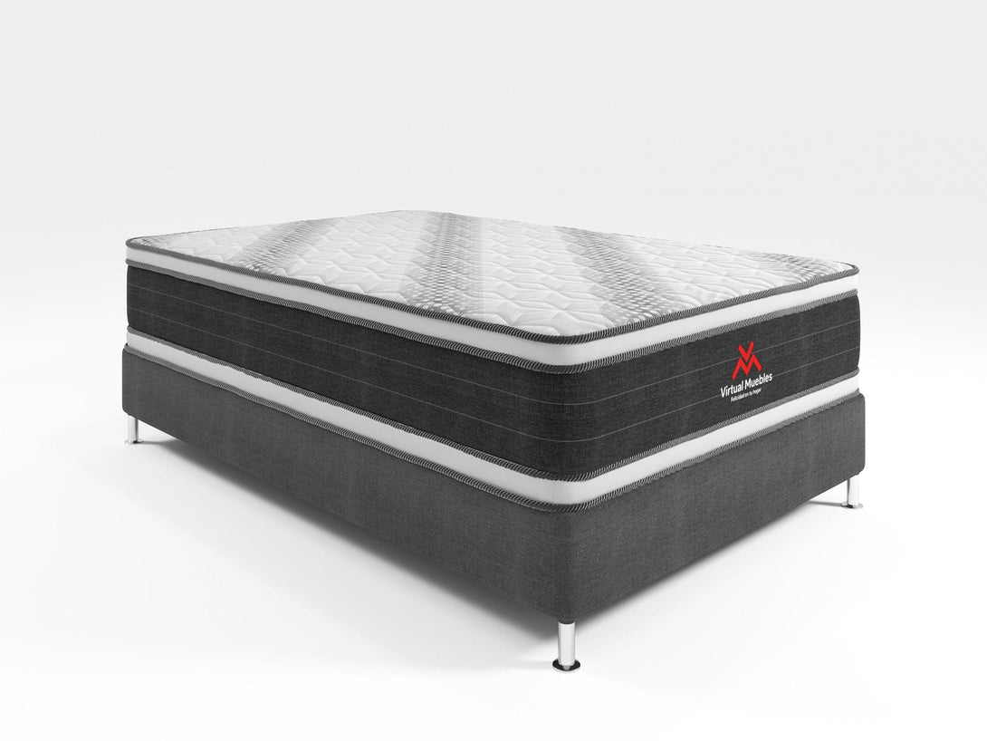 Combo para Habitación Marduk, incluye Base Cama Semidoble.