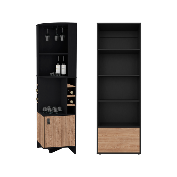 Combo Para Sala Aluvik, Incluye Biblioteca y Bar