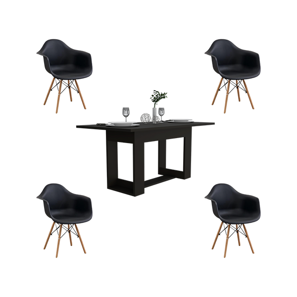 Combo Comedor Brixton , Incluye Comedor y 4 sillas