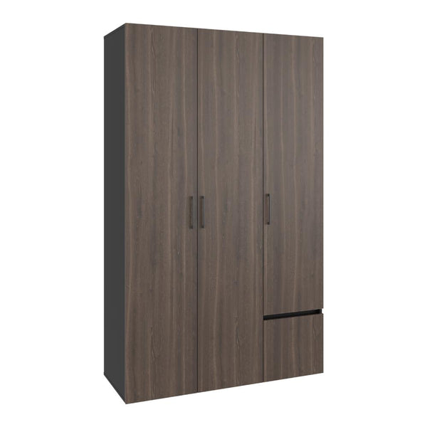 Closet Kenvil, Milan y Wengue, con un cajon y tres puertas