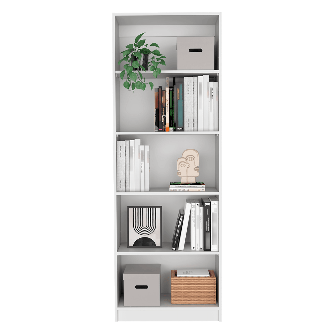 Combo de Bibliotecas Home, Blanco, Incluye Dos Bibliotecas sin puerta - VIRTUAL MUEBLES