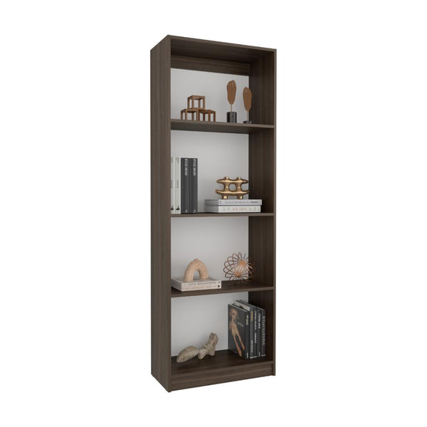 Biblioteca Home, Milan y Blanco Duqueza, con Cuatro Entrepaños