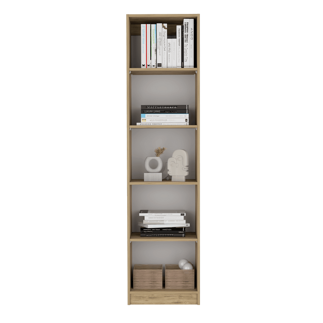 Combo de Bibliotecas Home, Macadamia, Incluye Dos Bibliotecas sin puerta - VIRTUAL MUEBLES