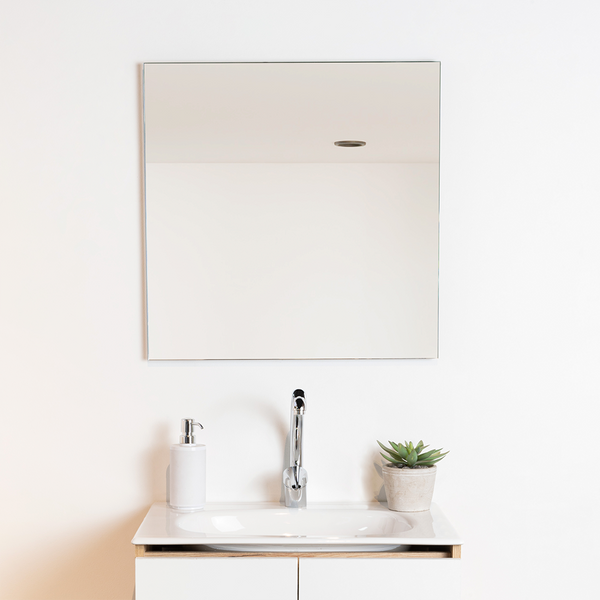 Espejo Cuadrado Roma, Gris, DIseño Moderno