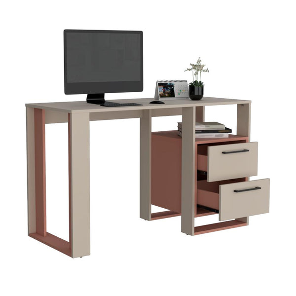 Escritorio Acrep, Arupo y Capri, con dos cajones para ubicar objetos