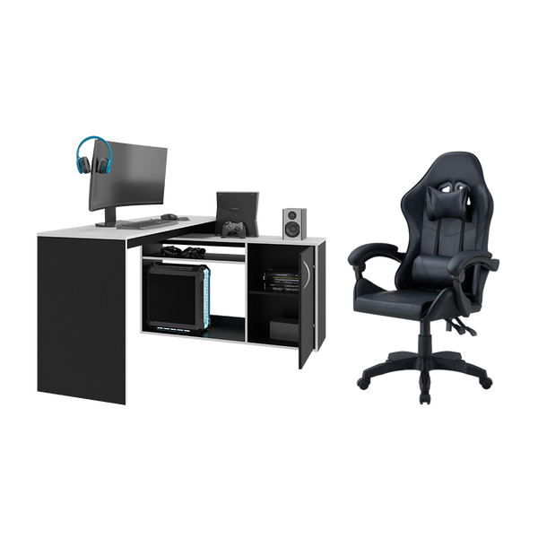 Combo Gamer Havan, incluye Escritorio y Silla Gamer