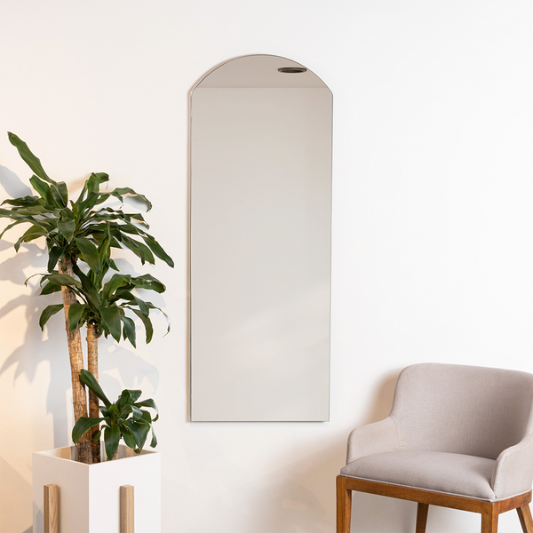 Espejo Rectangular Oporto, Gris, Diseño Moderno