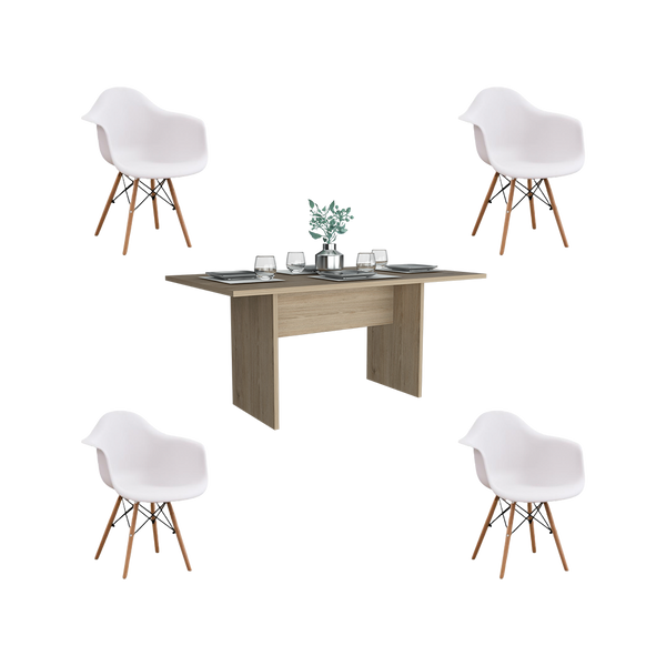 Combo Comedor Luxy , Incluye Comedor y 4 sillas