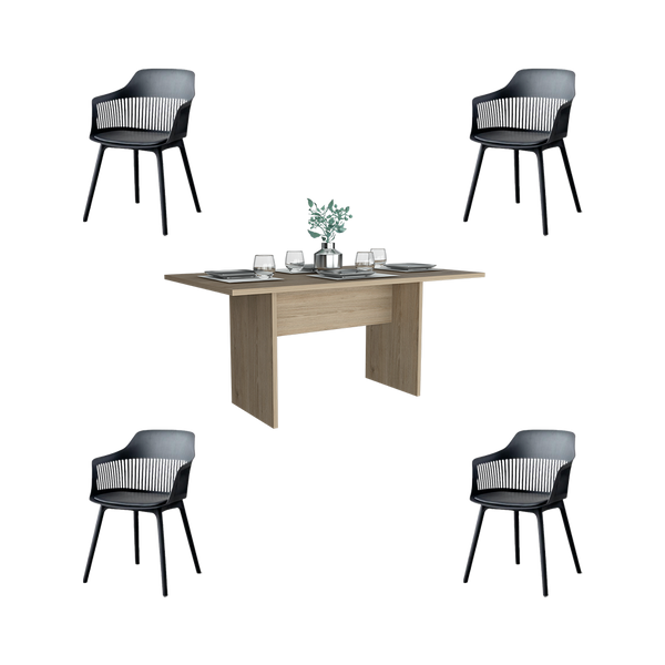 Combo Comedor Nesga , Incluye Comedor y 4 sillas